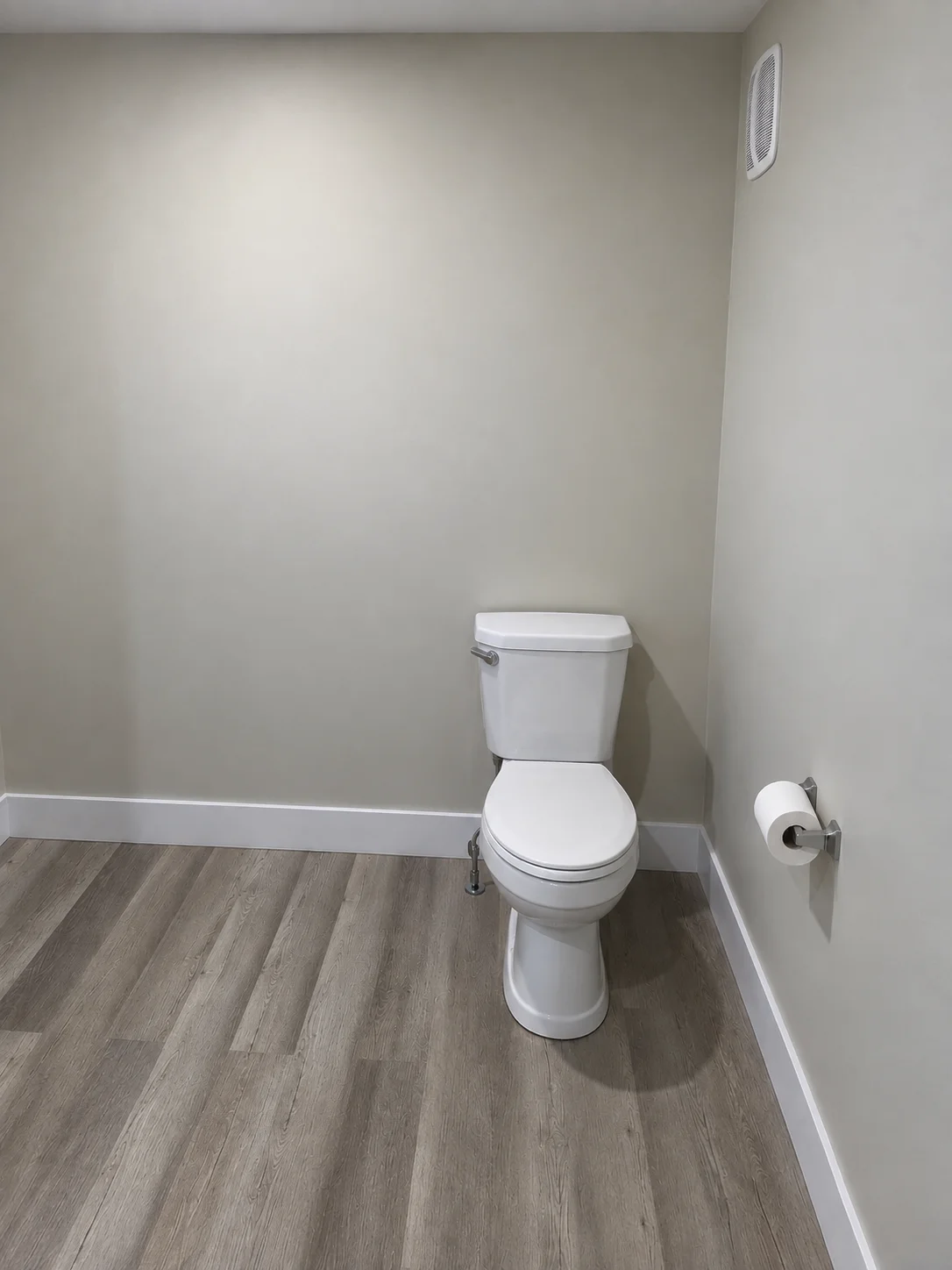 Guest room private bathroom with separate toilet area