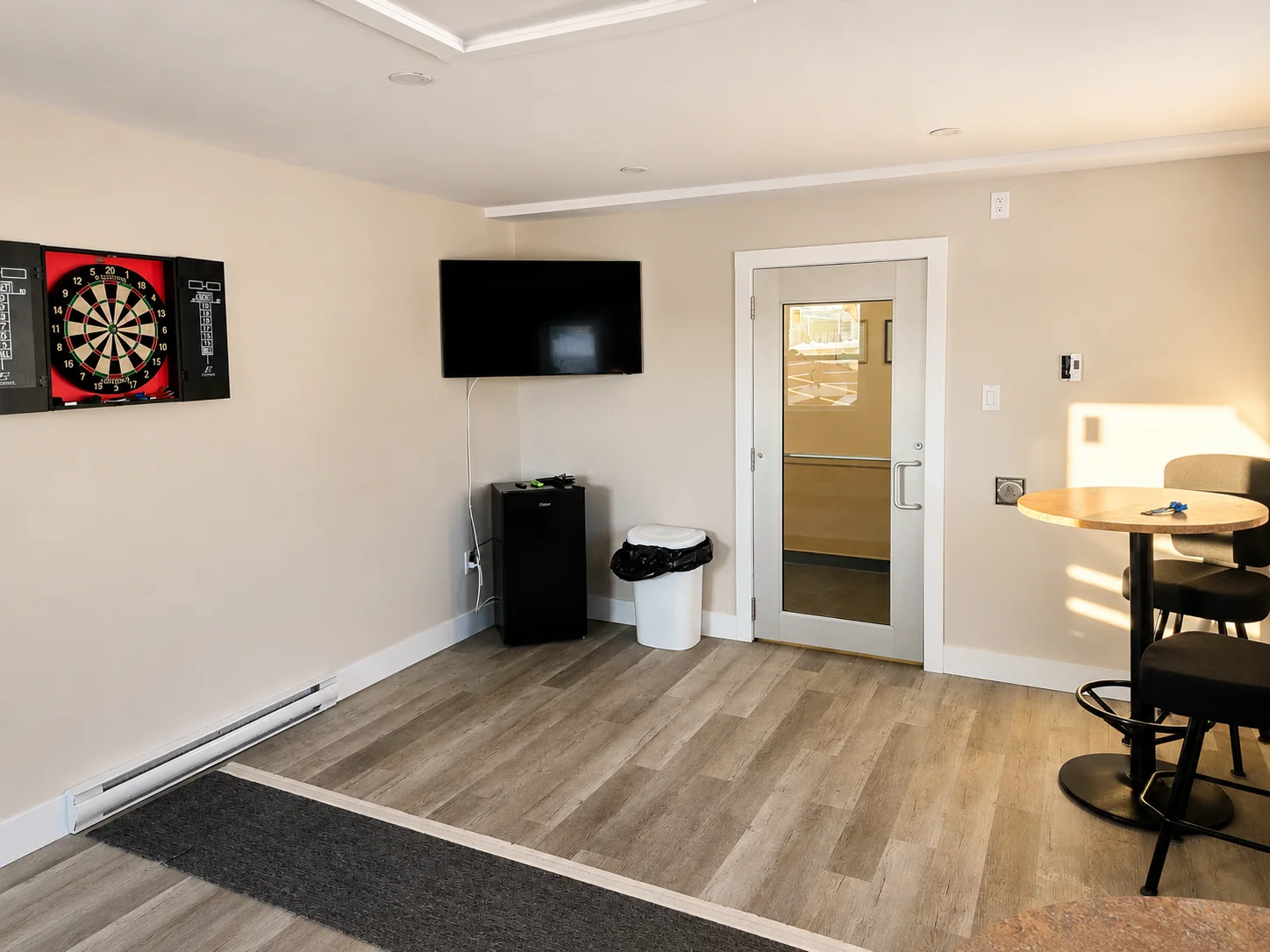Rec room lounge area